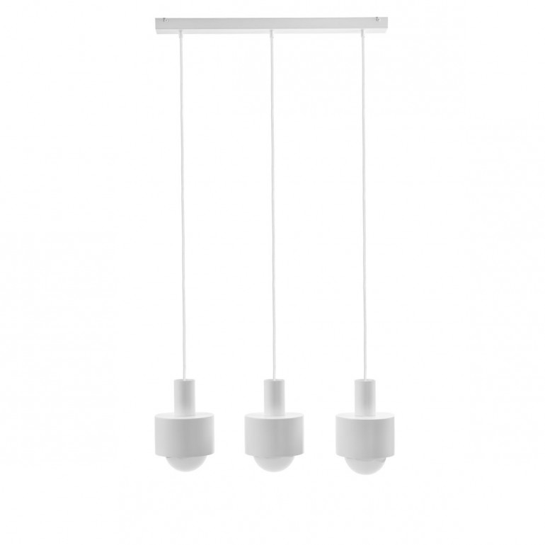 ENKEL 3L weiße Deckenpendelleuchte