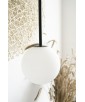 Lampa sufitowa GLADIO czarna lampa wisząca ze szklanym kloszem UMMO