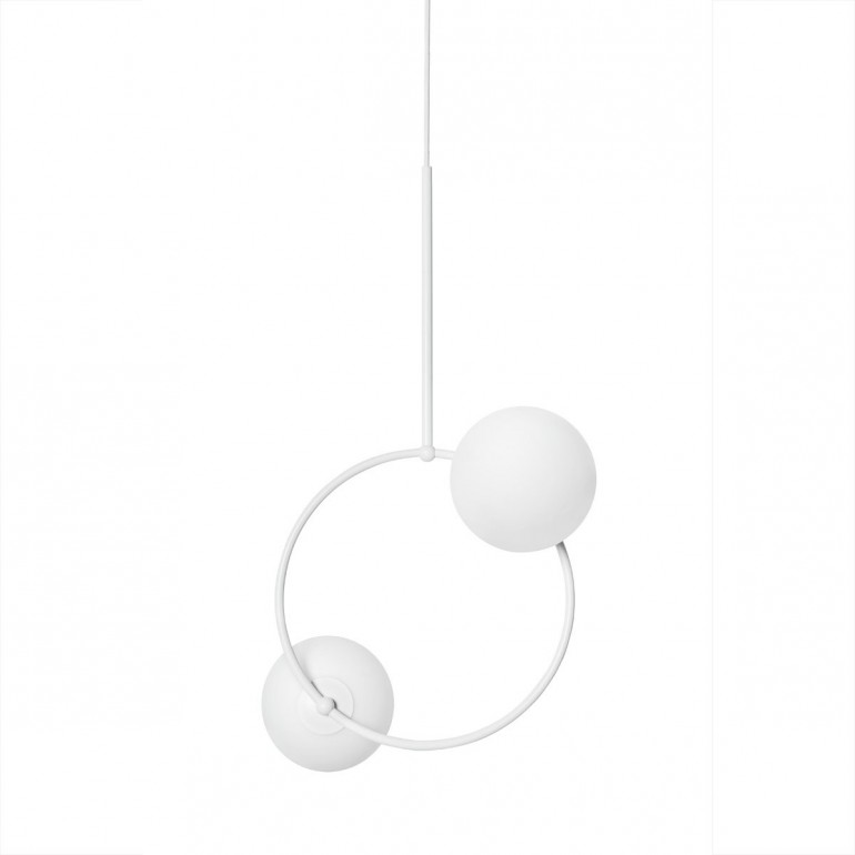 FUPPU A weiße Pendelleuchte für die Decke