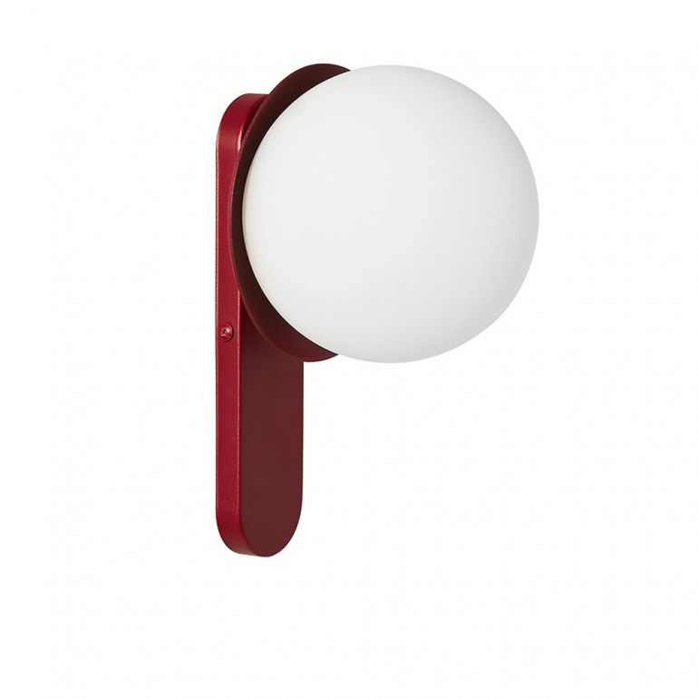 KUUL D burgundy Wandleuchte / Wandleuchter