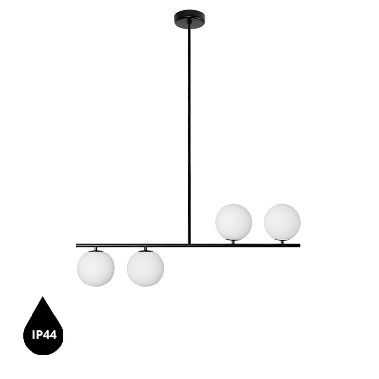 SUGURI Eine schwarze Deckenleuchte in Größe L