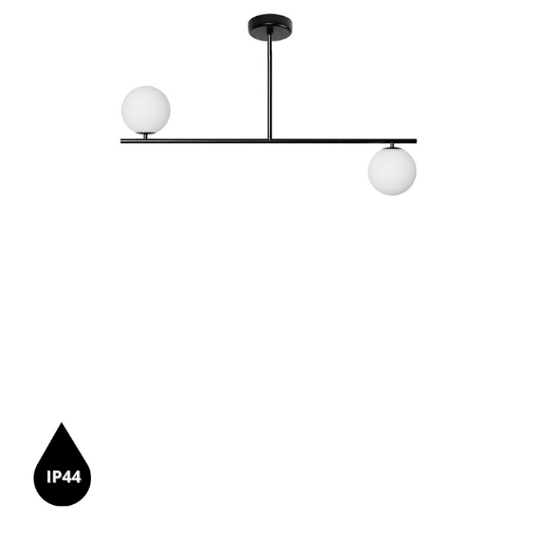 SUGURI C schwarze Deckenleuchte in Größe S