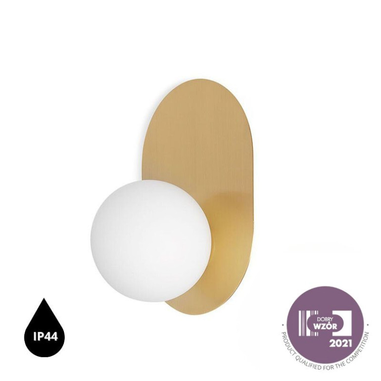 HANEA Messing Wandleuchte / Wandleuchter mit erhöhter Dichtigkeit IP44