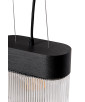 FLUMINA Eine schwarze Pendelleuchte für die Decke