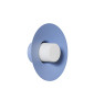 CAPONIO W A blaue Wandleuchte / Wandleuchter