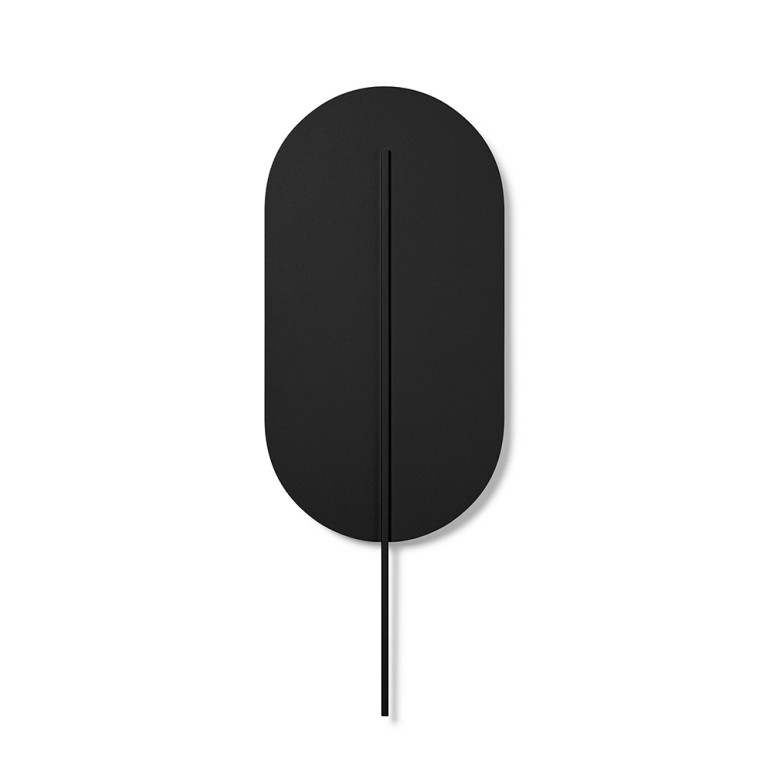 ROKKE schwarze Wandleuchte / Wandleuchter