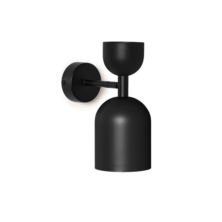 SUPURU W schwarz verstellbare Wandlampe / Wandleuchter