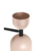 SUPURU beige Wandleuchte / Wandleuchter mit schwarzem Rohr