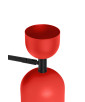 SUPURU orangefarbene Wandlampe / Wandleuchter mit schwarzem Rohr
