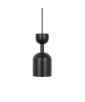Lampa sufitowa SUPURU czarna lampa wisząca UMMO