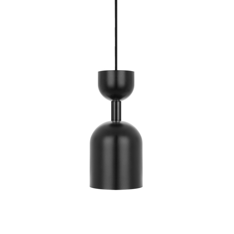 Lampa sufitowa SUPURU czarna lampa wisząca UMMO