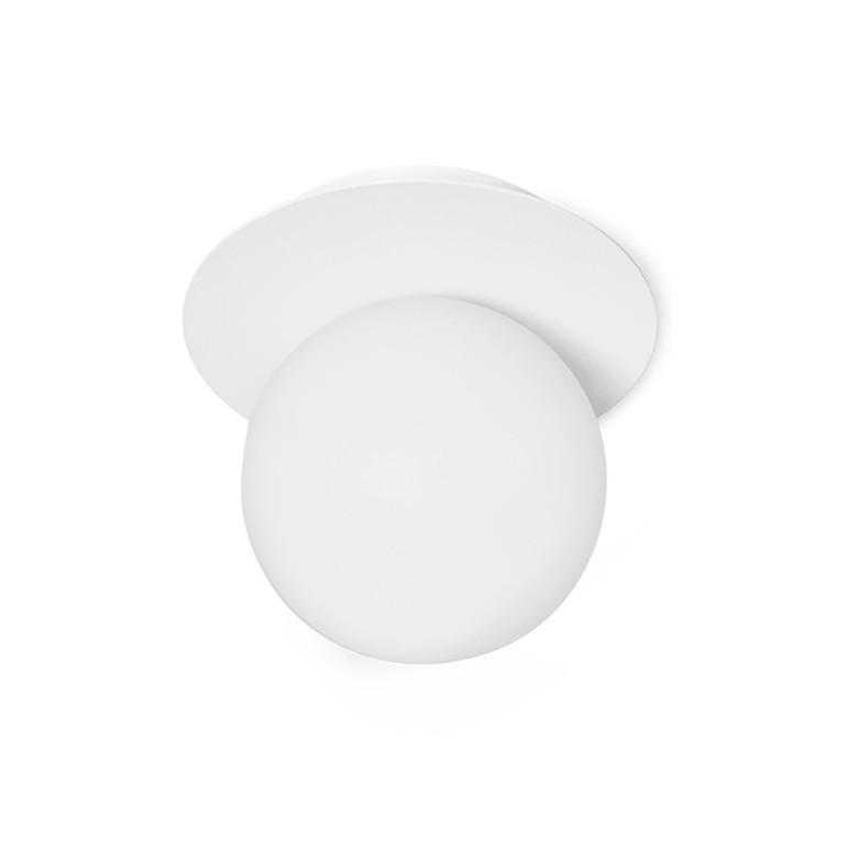 BORRA A Weiß Wandleuchte / Wandsteckdose