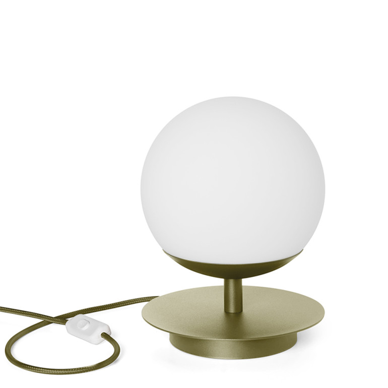 PLAAT ST olivgrüne Tischleuchte