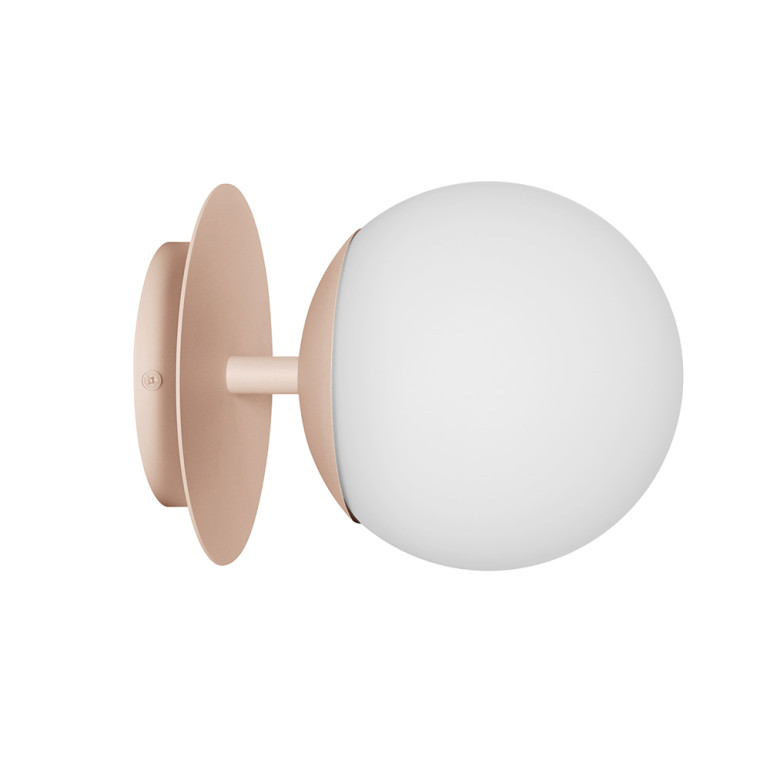 PLAAT C beige Wandleuchte / Wandleuchter