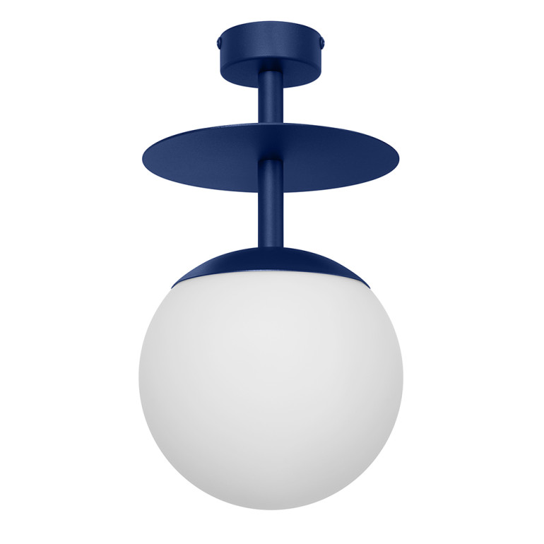 PLAAT B marineblaue Deckenleuchte / plafond