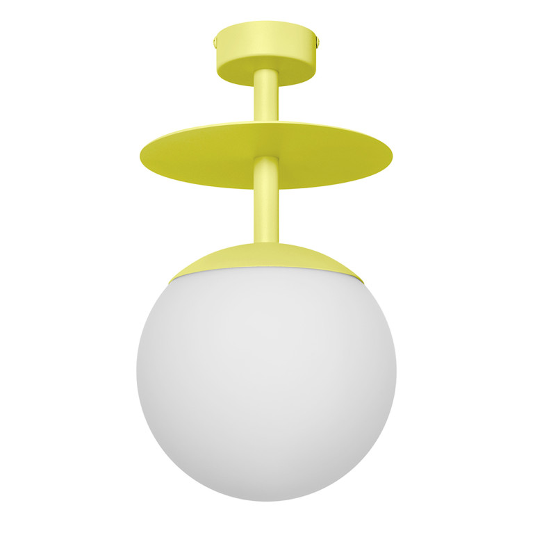 PLAAT B gelbe Deckenleuchte / plafond