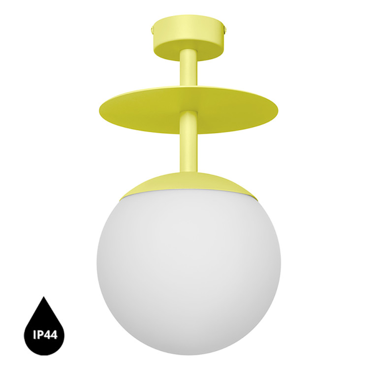 PLAAT B gelbe Deckenleuchte / Plafond mit erhöhter Dichtigkeit IP44