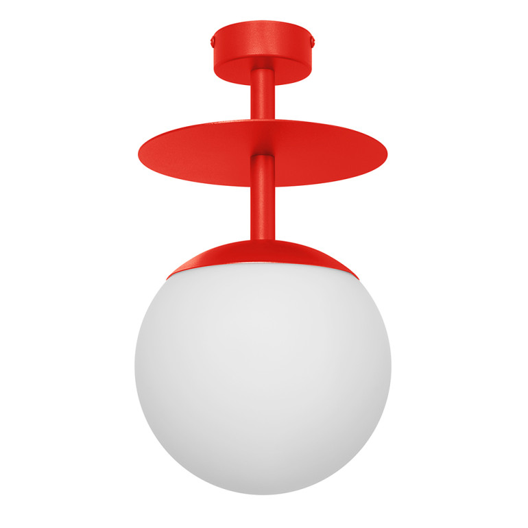 PLAAT B rot-orange Deckenleuchte / plafond