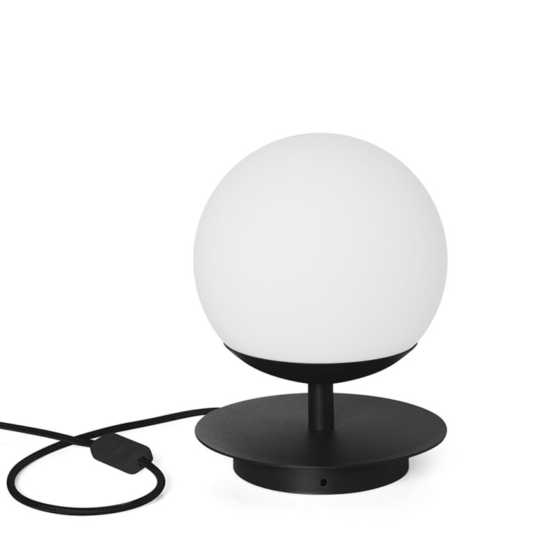 PLAAT ST Tischleuchte schwarz