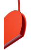 MALUMI B – rot-orangefarbene Deckenpendelleuchte