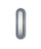RIFLO W B Steel – Wandleuchte aus Stahl mit graphitfarbenem Glas